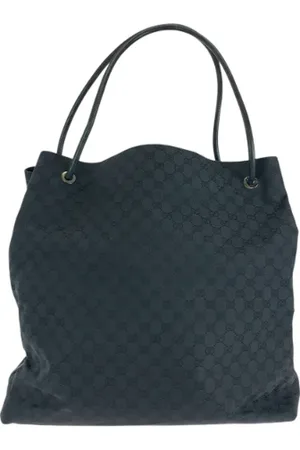 Gucci Femme, Pre-owned, Noir, Taille: ONE Size Pre-owned Toile sacs-main
