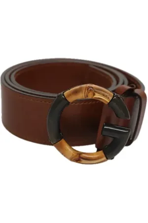 Gucci Femme, Pre-owned, Brun, Taille: ONE Size Pre-owned Cuir ceintures