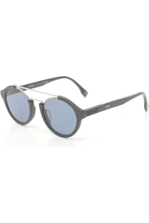 Fendi Homme, Pre-owned, Noir, Taille: ONE Size Pre-owned Plastique lunettes-de-soleil