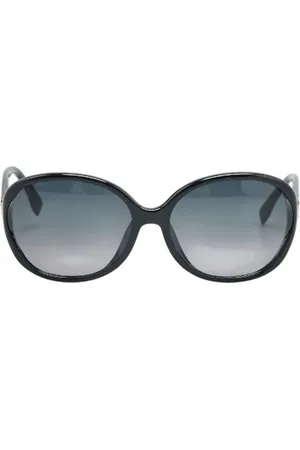 Fendi Femme, Pre-owned, Noir, Taille: ONE Size Pre-owned Plastique lunettes-de-soleil