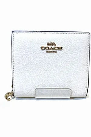 Coach Femme, Pre-owned, Blanc, Taille: ONE Size Pre-owned Cuir petite-maroquinerie