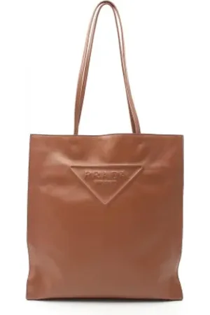 Prada Femme, Pre-owned, Brun, Taille: ONE Size Pre-owned Cuir sacs-prada