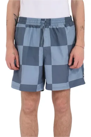 Vans Homme, Maillots de bain, Gris, Taille: XL Shorts en Nylon à Taille Élastique