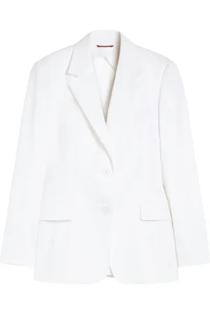 Max Mara Femme, Vestes, Blanc, Taille: 34 FR Vestes Blanches pour les Tendance