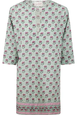 MC2 SAINT BARTH Femme, Maillots de bain, Multicolore, Taille: 38 FR Robe en coton pour femmes