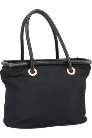 Céline Femme, Pre-owned, Noir, Taille: ONE Size Pre-owned Nylon cabas
