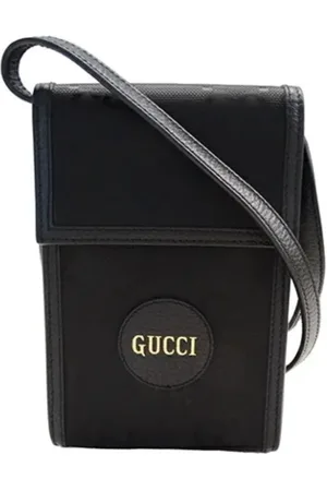 Gucci Unisex, Pre-owned, Noir, Taille: ONE Size Pre-owned Cuir sacs-ports-paule