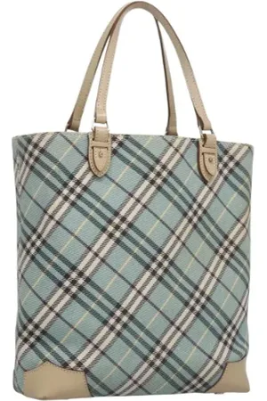 Burberry Femme, Pre-owned, Multicolore, Taille: ONE Size Pre-owned Toile cabas