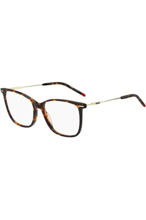 HUGO BOSS Femme, Accessoires, Multicolore, Taille: ONE Size Montures bicolor en acétate avec cadran Havane