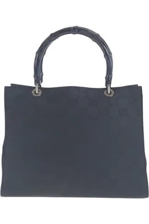 Gucci Femme, Pre-owned, Noir, Taille: ONE Size Pre-owned Toile sacs-main