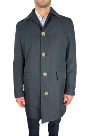 Aquascutum Homme, Manteaux, Bleu, Taille: M Trench Classique Bleu Marine