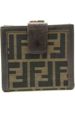 Fendi Unisex, Pre-owned, Brun, Taille: ONE Size Pre-owned Toile petite-maroquinerie