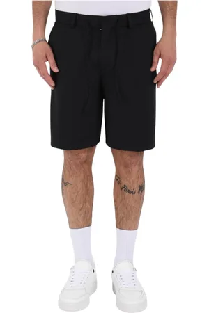 HUGO BOSS Homme, Shorts, Noir, Taille: 2XL Shorts Bermuda en seersucker stretch