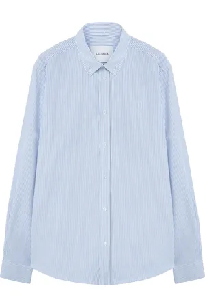 Les Deux Homme, Chemises, Bleu, Taille: L Chemise Bleue à Boutons