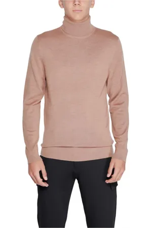 Calvin Klein Homme, Pulls, , Taille: L Pull à Col Roulé en Laine