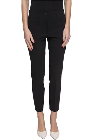 LIVIANA CONTI Femme, Pantalons, Noir, Taille: 36 FR Pantalon Femme Noir Élégant Y69-0