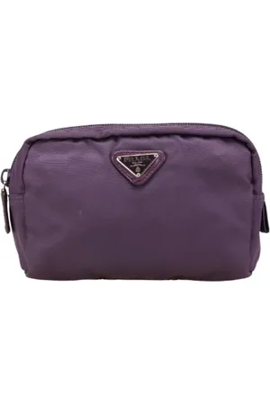 Prada Femme, Pre-owned, Violet, Taille: ONE Size Pre-owned Toile sacs-de-voyage