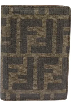 Fendi Femme, Pre-owned, Brun, Taille: ONE Size Pre-owned Toile petite-maroquinerie
