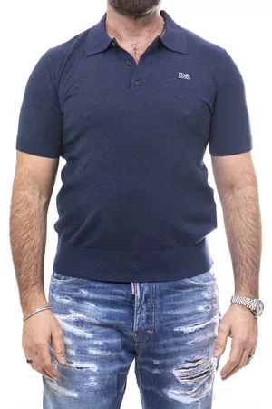 Dsquared2 Homme, Tops, Bleu, Taille: XL Pull Homme Bleu