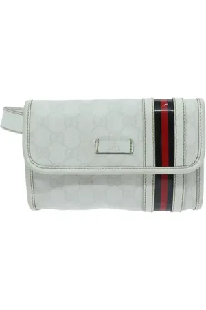 Gucci Femme, Pre-owned, Blanc, Taille: ONE Size Pre-owned Toile sacs-gucci