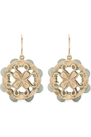 ALÉMAIS Femme, Accessoires, Jaune, Taille: ONE Size Boucles d