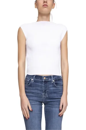 LIVIANA CONTI Femme, Tops, Blanc, Taille: 42 FR Pull en Jersey Blanc pour Femmes