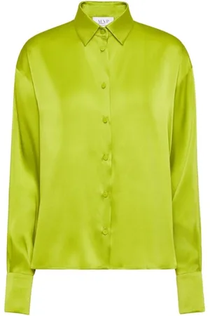 MVP Wardrobe Femme, Blouses et Chemises, Vert, Taille: 34 FR Helena Oversize Shirt