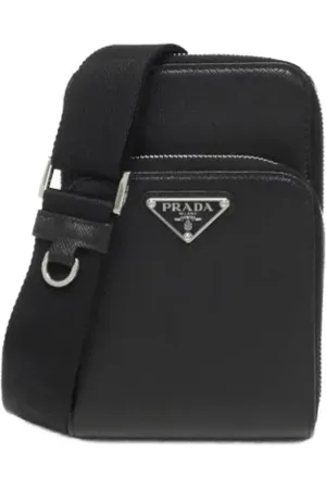 Prada Unisex, Pre-owned, Noir, Taille: ONE Size Pre-owned Tissu sacs-prada