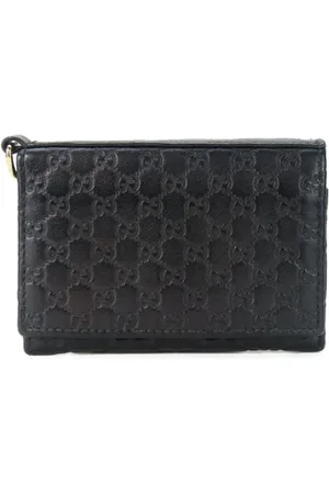 Gucci Homme, Pre-owned, Noir, Taille: ONE Size Pre-owned Cuir petite-maroquinerie