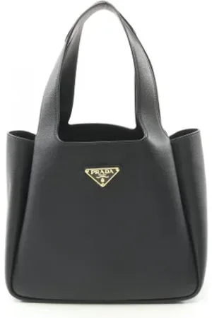 Prada Femme, Pre-owned, Noir, Taille: ONE Size Pre-owned Cuir sacs-prada