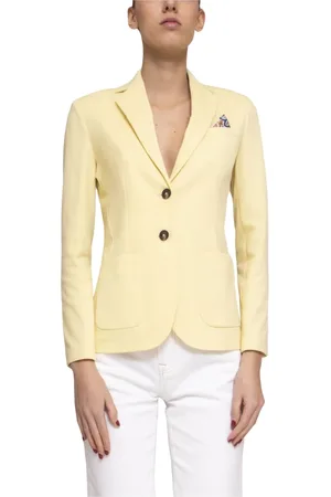 Circolo Femme, Vestes, Jaune, Taille: 42 FR Veste Lime pour Femmes