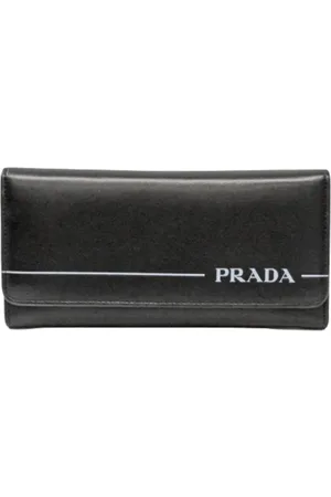 Prada Femme, Pre-owned, Noir, Taille: ONE Size Pre-owned Cuir petite-maroquinerie