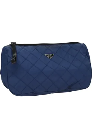 Prada Femme, Pre-owned, Bleu, Taille: ONE Size Pre-owned Nylon trousses-de-toilette