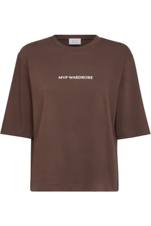 MVP Wardrobe Femme, Tops, Brun, Taille: 40 FR Soil T-Shirt