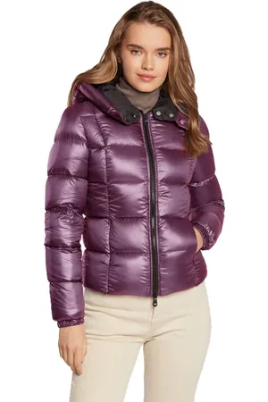 RefrigiWear Femme, Vestes, Violet, Taille: 38 FR Veste légère violette avec fermeture éclair