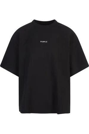 Purple Brand Homme, Tops, Noir, Taille: L T-shirt en Coton Noir
