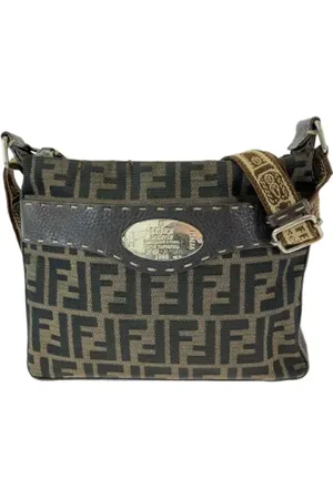 Fendi Femme, Pre-owned, Brun, Taille: ONE Size Pre-owned Toile sacs-fendi