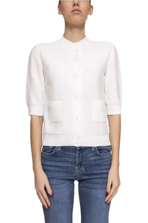 Fabiana Filippi Femme, Pulls, Blanc, Taille: 36 FR Pull Blanc Femme Modèle Élégant