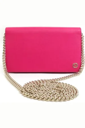 Gucci Femme, Pre-owned, Rose, Taille: ONE Size Pre-owned Cuir petite-maroquinerie