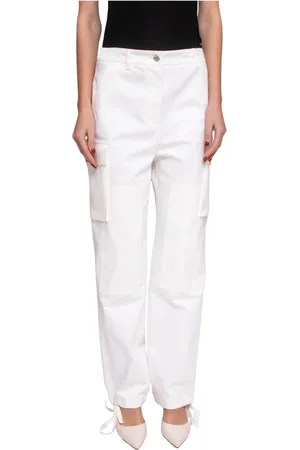 Moschino Femme, Pantalons, Blanc, Taille: 34 FR Pantalon élégant pour femme