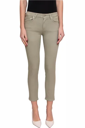 Dondup Femme, Jeans, Vert, Taille: W26 Pantalon Spécial Vert Femme Rose