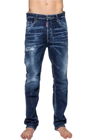 Dsquared2 Homme, Jeans, Bleu, Taille: M Pantalon bleu marine pour homme