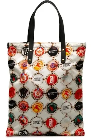 Burberry Femme, Pre-owned, Multicolore, Taille: ONE Size Pre-owned Toile sacs-main