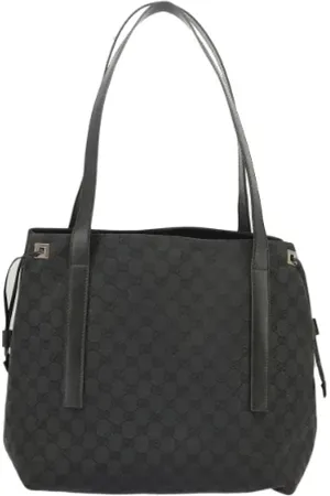Gucci Femme, Pre-owned, Noir, Taille: ONE Size Pre-owned Toile sacs-gucci