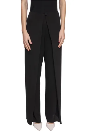 Emporio Armani Femme, Pantalons, Noir, Taille: 34 FR Pantalon Femme Noir