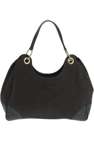 Gucci Femme, Pre-owned, Brun, Taille: ONE Size Pre-owned Toile sacs-gucci