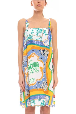 Moschino Femme, Robes, Multicolore, Taille: 36 FR Robe Élégante en Crêpe