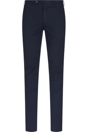 PT Torino Homme, Pantalons, Bleu, Taille: 2XL Pantalon Bleu en Coton et Élasthanne