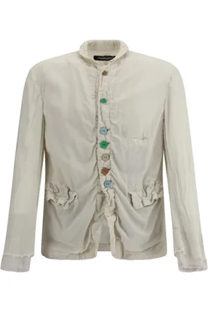 UNDERCOVER Homme, Vestes, , Taille: L Veste avec bouton multicolore et dentelle
