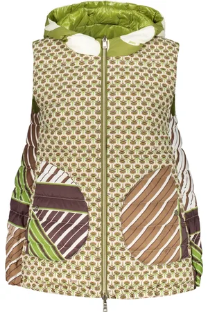 HERNO Femme, Vestes, Vert, Taille: 34 FR Doudoune réversible en duvet d